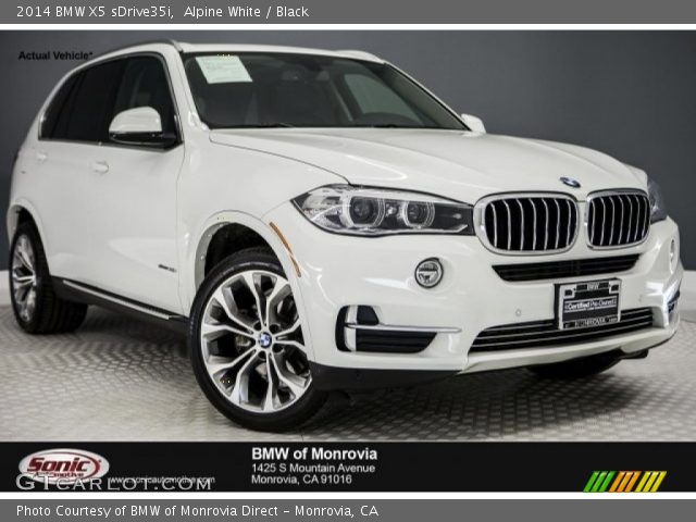 2014 BMW X5 sDrive35i in Alpine White