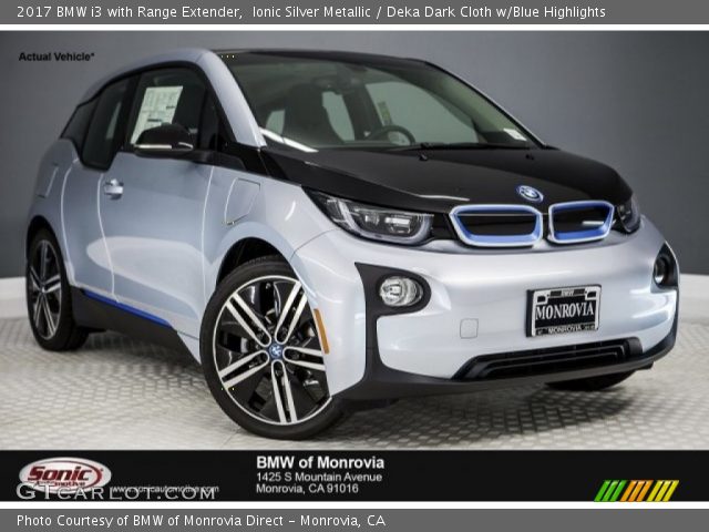 2017 BMW i3 with Range Extender in Ionic Silver Metallic