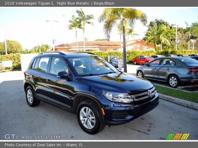2016 Volkswagen Tiguan S in Night Blue Metallic
