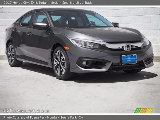 2017 Honda Civic EX-L Sedan in Modern Steel Metallic