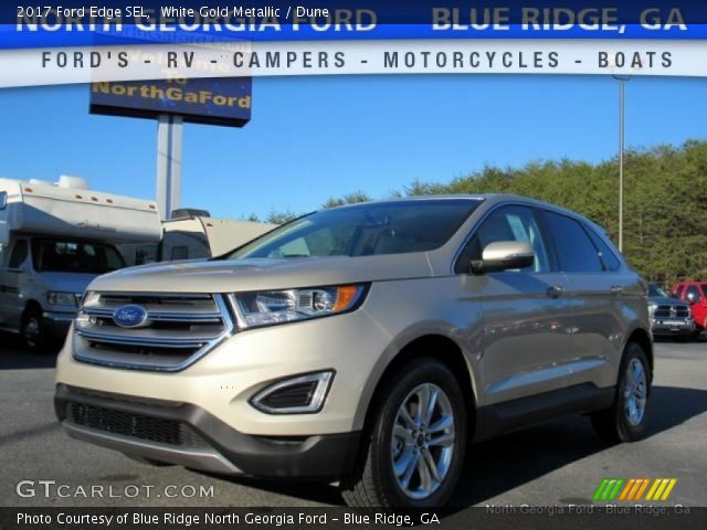 2017 Ford Edge SEL in White Gold Metallic