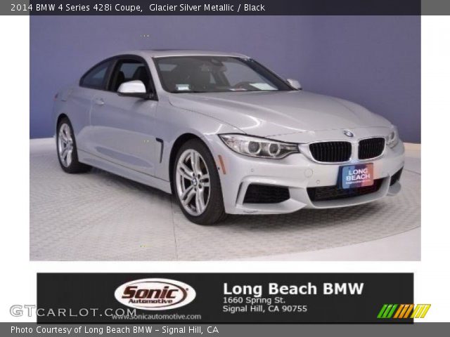 2014 BMW 4 Series 428i Coupe in Glacier Silver Metallic