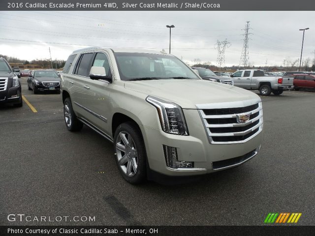 2016 Cadillac Escalade Premium 4WD in Silver Coast Metallic