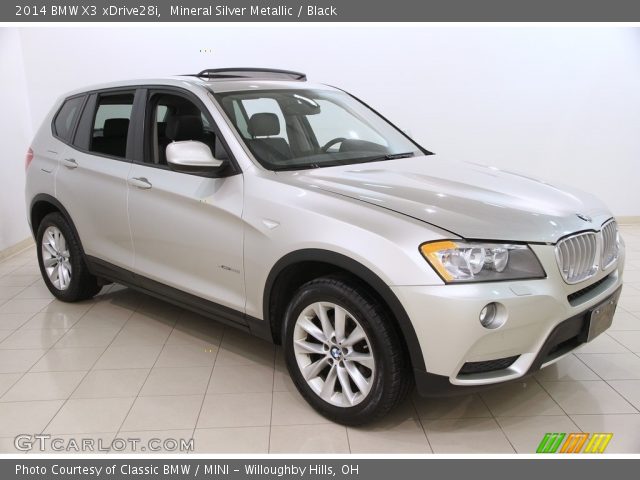 2014 BMW X3 xDrive28i in Mineral Silver Metallic