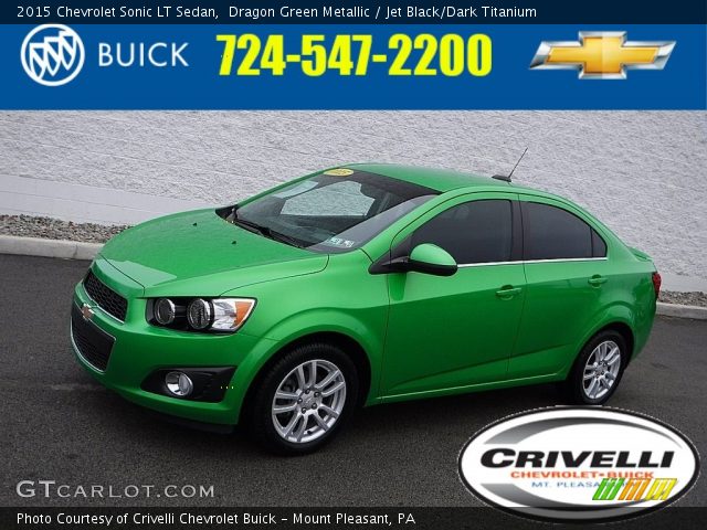 2015 Chevrolet Sonic LT Sedan in Dragon Green Metallic