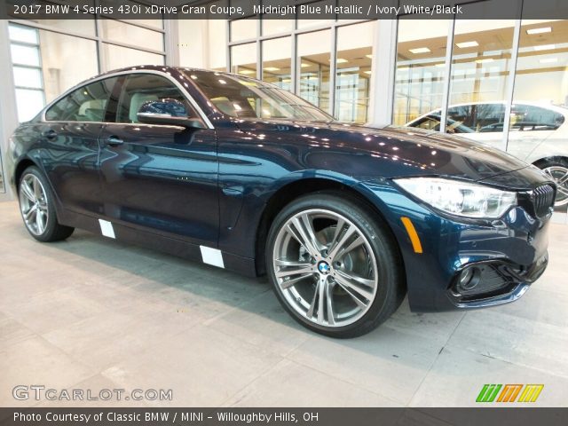 2017 BMW 4 Series 430i xDrive Gran Coupe in Midnight Blue Metallic
