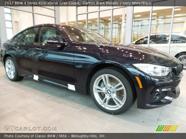 2017 BMW 4 Series 430i xDrive Gran Coupe in Carbon Black Metallic