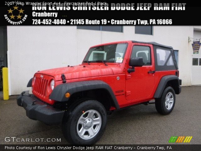 2017 Jeep Wrangler Sport 4x4 in Firecracker Red