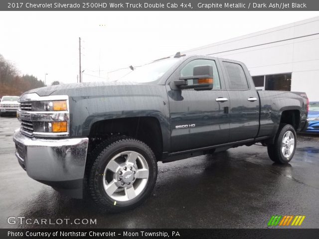 2017 Chevrolet Silverado 2500HD Work Truck Double Cab 4x4 in Graphite Metallic