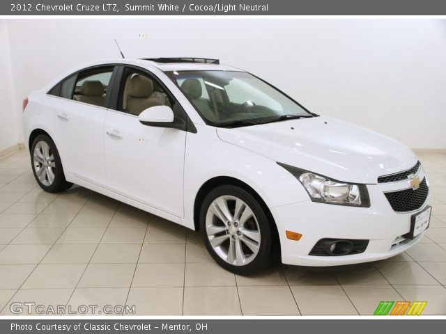 2012 Chevrolet Cruze LTZ in Summit White