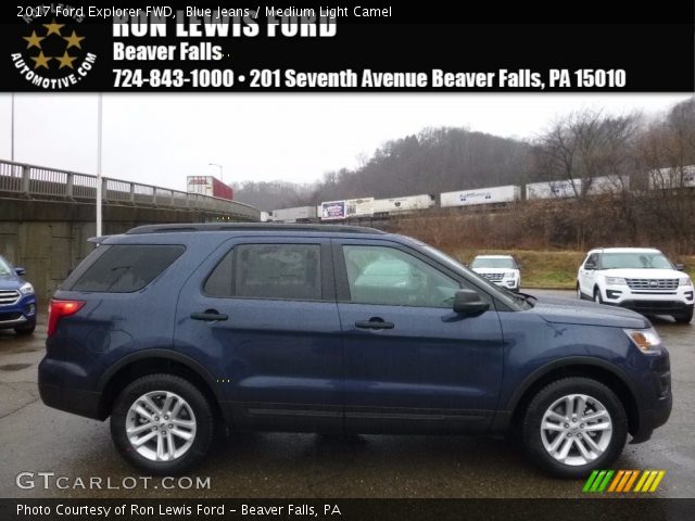 2017 Ford Explorer FWD in Blue Jeans