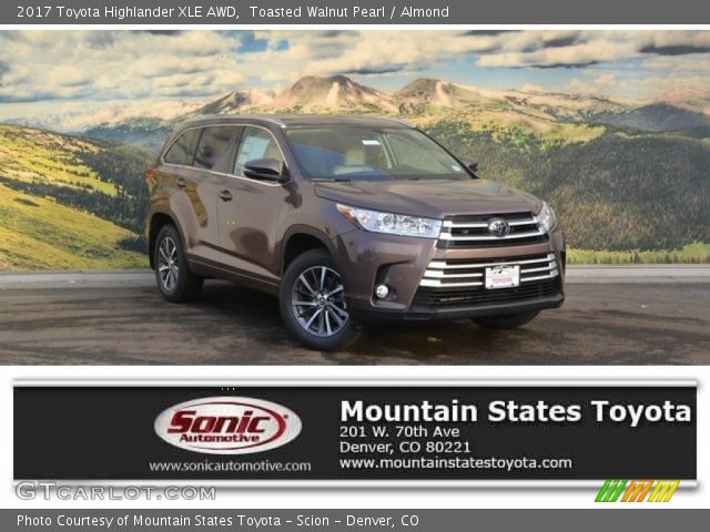 2017 Toyota Highlander XLE AWD in Toasted Walnut Pearl