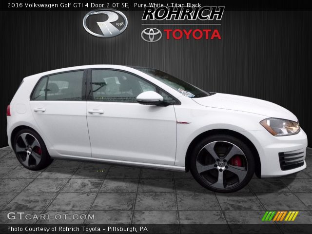 2016 Volkswagen Golf GTI 4 Door 2.0T SE in Pure White