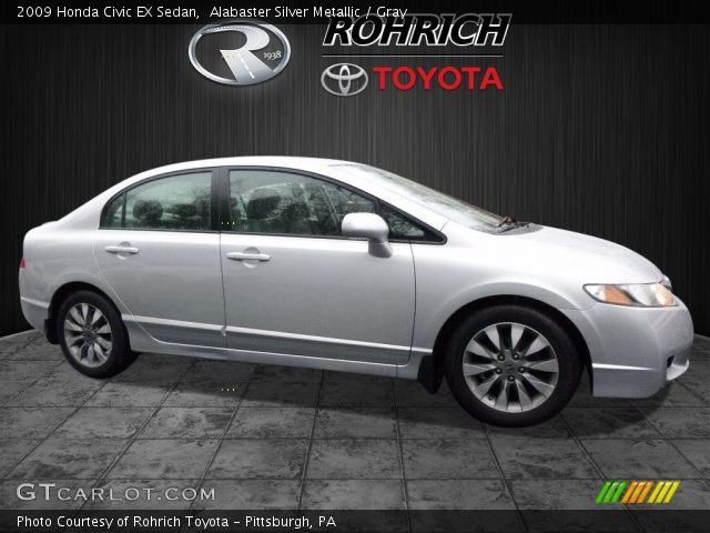 2009 Honda Civic EX Sedan in Alabaster Silver Metallic