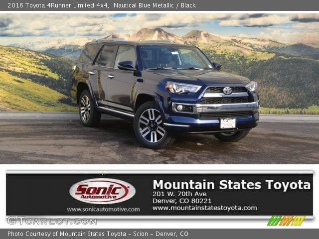 2016 Toyota 4Runner Limited 4x4 in Nautical Blue Metallic