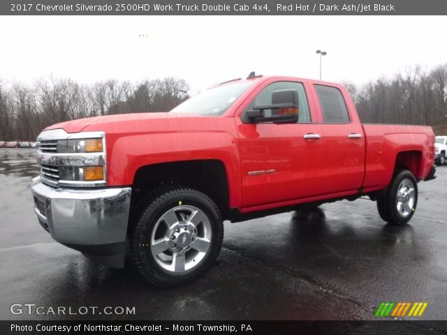2017 Chevrolet Silverado 2500HD Work Truck Double Cab 4x4 in Red Hot