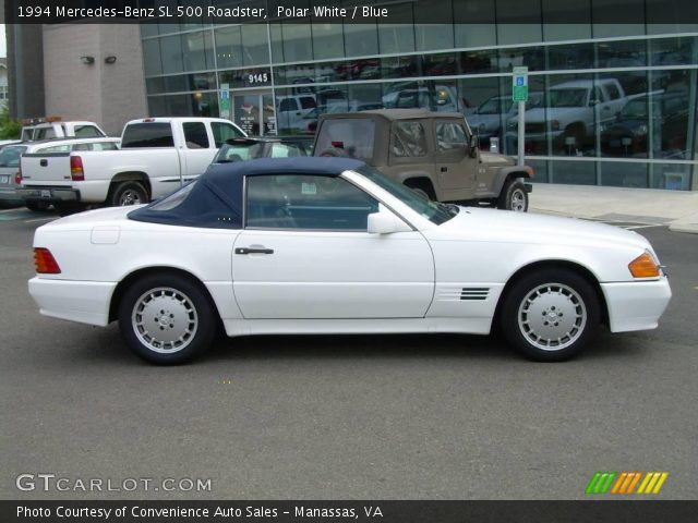 1994 Mercedes-Benz SL 500 Roadster in Polar White