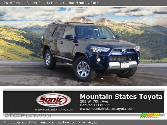 2016 Toyota 4Runner Trail 4x4 in Nautical Blue Metallic
