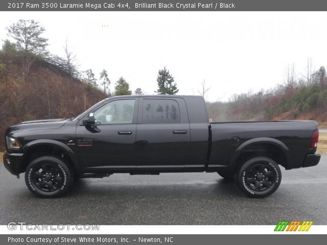 2017 Ram 3500 Laramie Mega Cab 4x4 in Brilliant Black Crystal Pearl