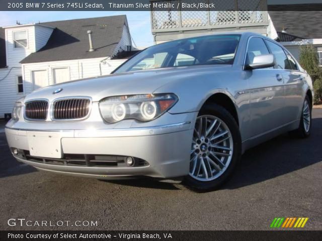 2005 BMW 7 Series 745Li Sedan in Titanium Silver Metallic