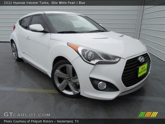 2013 Hyundai Veloster Turbo in Elite White Pearl