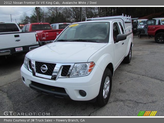 2012 Nissan Frontier SV V6 King Cab in Avalanche White