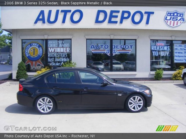 2006 BMW 3 Series 325i Sedan in Black Sapphire Metallic