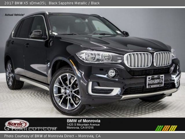 2017 BMW X5 sDrive35i in Black Sapphire Metallic