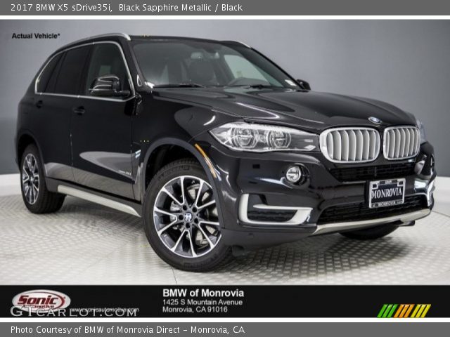 2017 BMW X5 sDrive35i in Black Sapphire Metallic