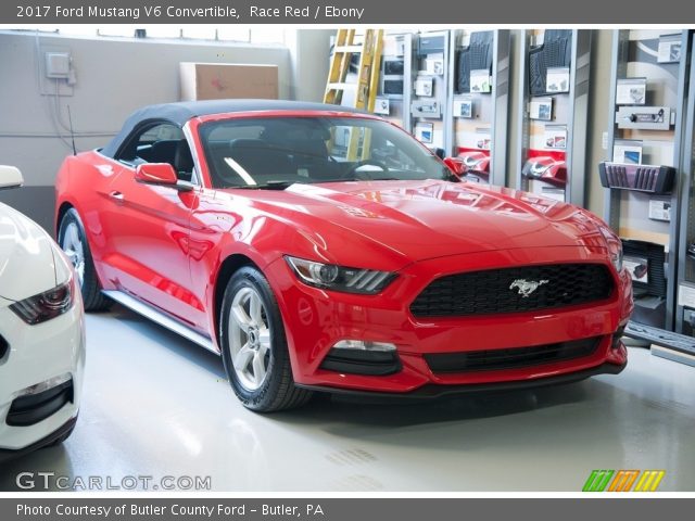 2017 Ford Mustang V6 Convertible in Race Red