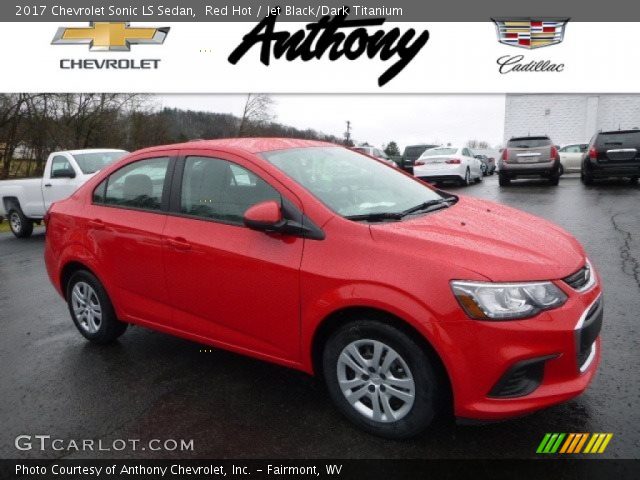 2017 Chevrolet Sonic LS Sedan in Red Hot