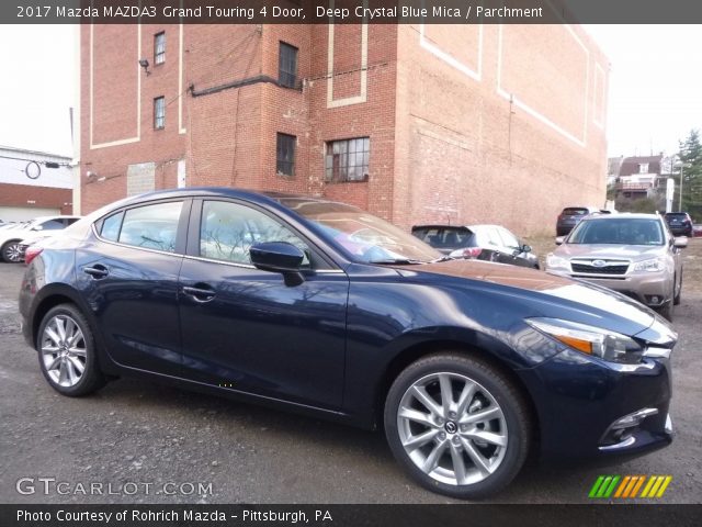 2017 Mazda MAZDA3 Grand Touring 4 Door in Deep Crystal Blue Mica