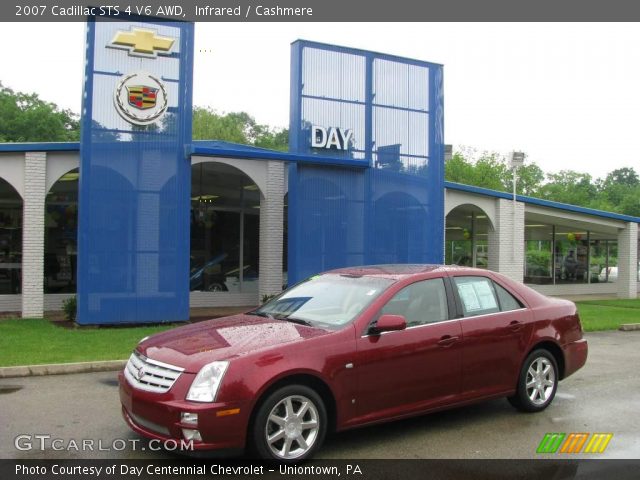 2007 Cadillac STS 4 V6 AWD in Infrared
