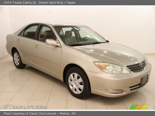2004 Toyota Camry LE in Desert Sand Mica