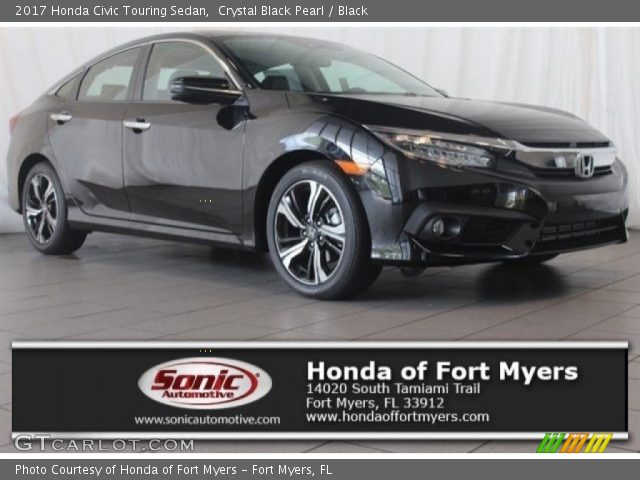 2017 Honda Civic Touring Sedan in Crystal Black Pearl