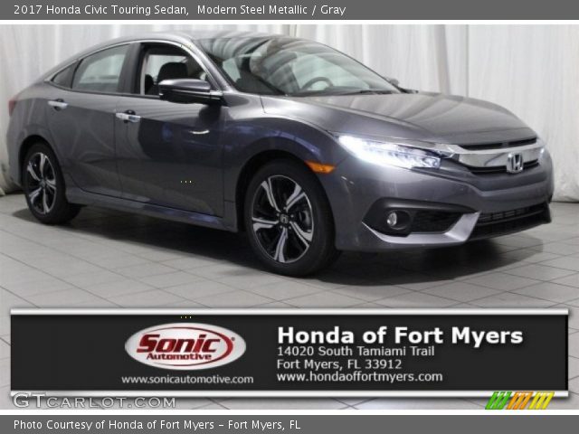 2017 Honda Civic Touring Sedan in Modern Steel Metallic