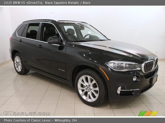 2015 BMW X5 xDrive35d in Black Sapphire Metallic