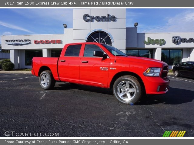 2017 Ram 1500 Express Crew Cab 4x4 in Flame Red