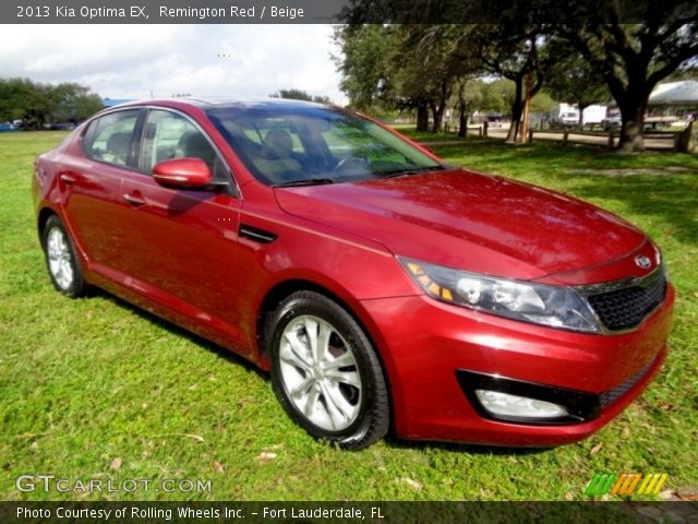 2013 Kia Optima EX in Remington Red