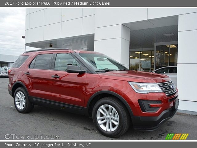 2017 Ford Explorer FWD in Ruby Red