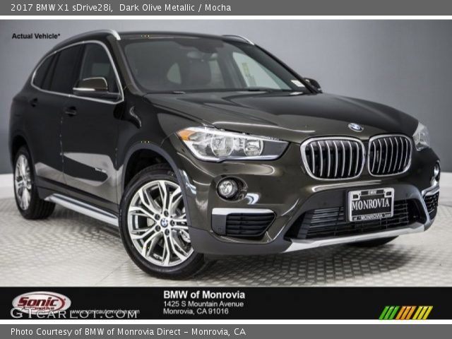 2017 BMW X1 sDrive28i in Dark Olive Metallic