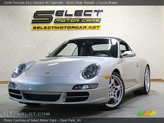 2006 Porsche 911 Carrera 4S Cabriolet in Arctic Silver Metallic