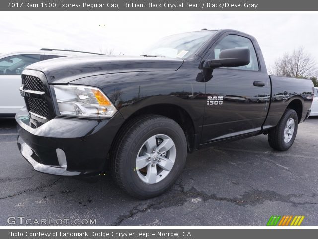 2017 Ram 1500 Express Regular Cab in Brilliant Black Crystal Pearl