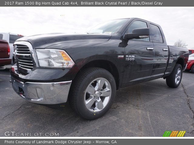 2017 Ram 1500 Big Horn Quad Cab 4x4 in Brilliant Black Crystal Pearl