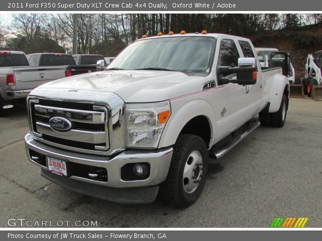 2011 Ford F350 Super Duty XLT Crew Cab 4x4 Dually in Oxford White