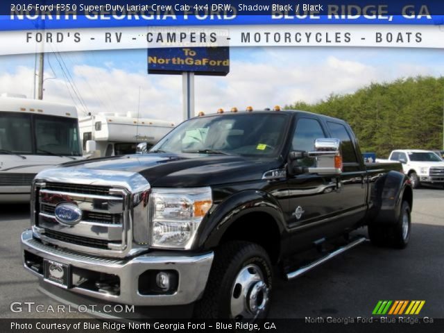 2016 Ford F350 Super Duty Lariat Crew Cab 4x4 DRW in Shadow Black