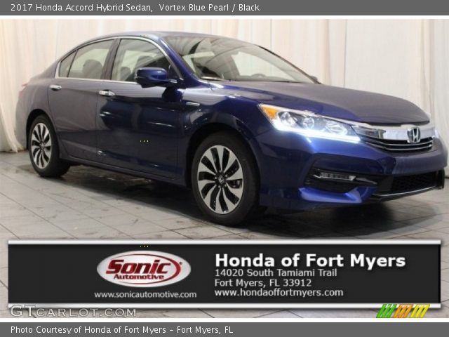 2017 Honda Accord Hybrid Sedan in Vortex Blue Pearl