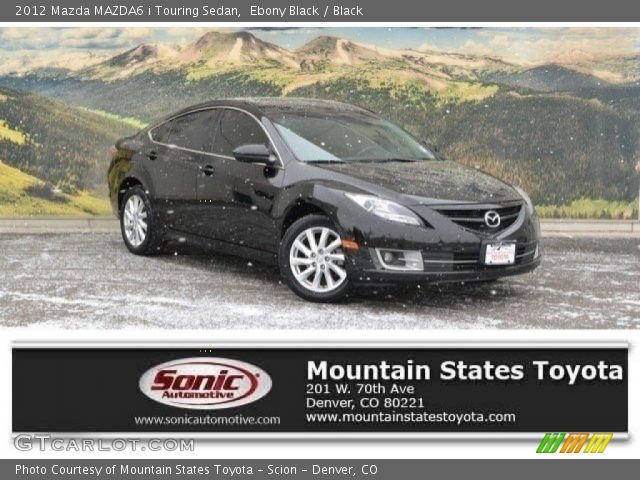 2012 Mazda MAZDA6 i Touring Sedan in Ebony Black