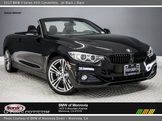 2017 BMW 4 Series 430i Convertible in Jet Black