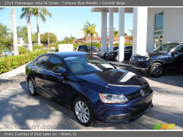2014 Volkswagen Jetta SE Sedan in Tempest Blue Metallic